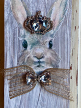 Load image into Gallery viewer, Rabbit with Crown and Bowtie

