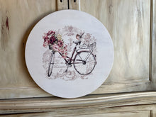 Load image into Gallery viewer, Shabby Sheik Bicycle Round
