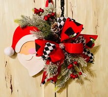 Load image into Gallery viewer, Santa Claus Whimsical Wreath
