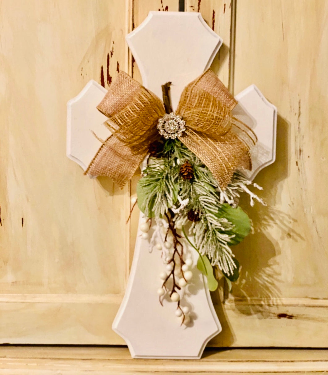 White Wooden Cross