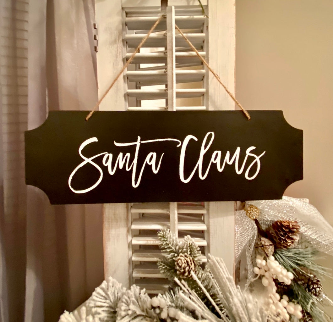 Santa Claus Sign